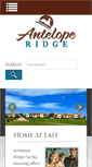 Mobile Screenshot of antelope-ridge.com